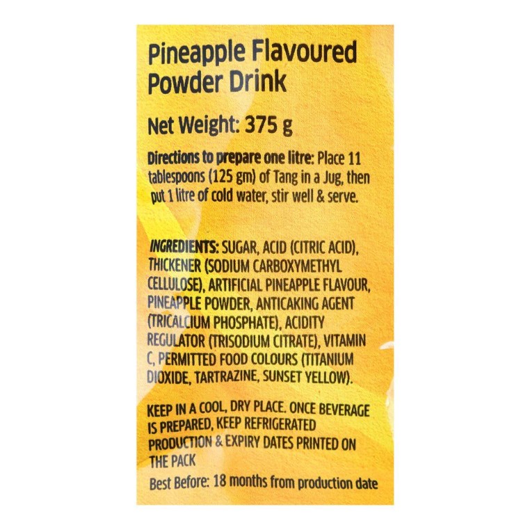 Tang Pineapple Pouch, 375g